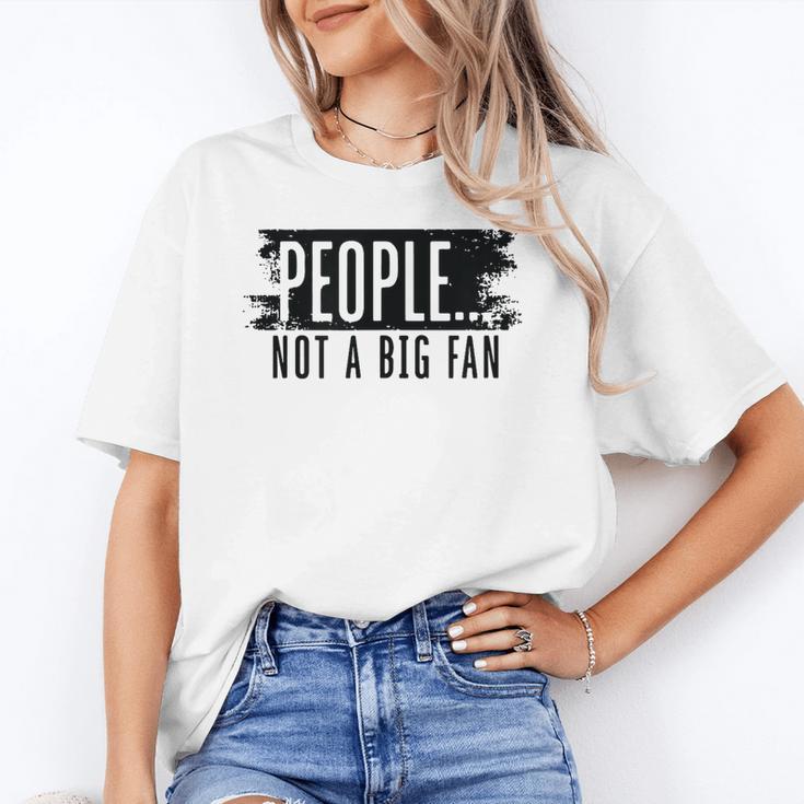 People Not A Big Enthusiast Introvert Sarcasm Quote Unisex T-Shirt People Not A Big Enthusiast Introvert Sarcasm Quote Unisex T-Shirt