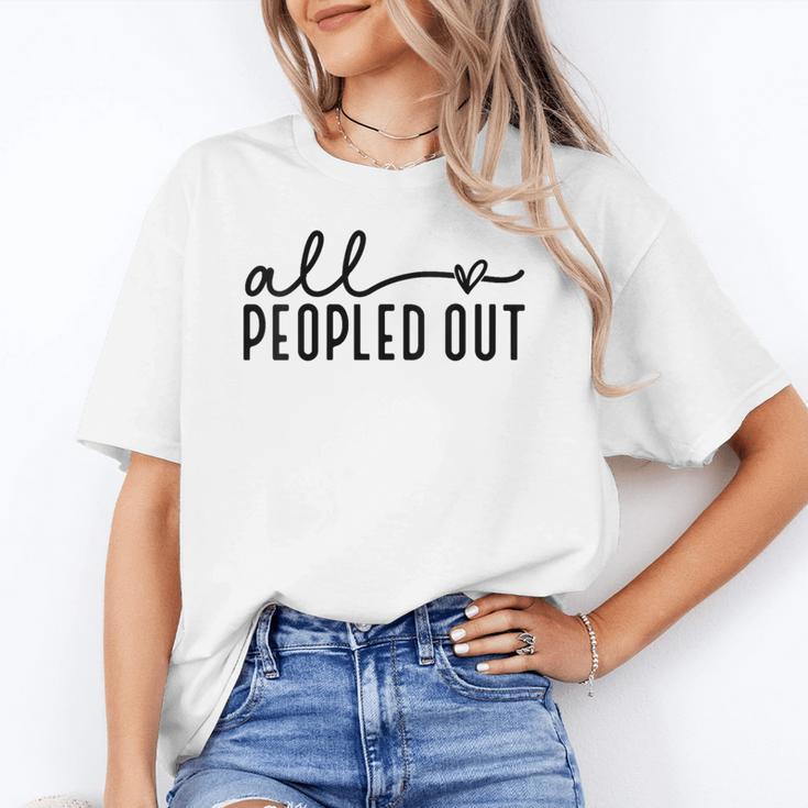 All Peopled Out Introvert Unisex T-Shirt All Peopled Out Introvert Unisex T-Shirt
