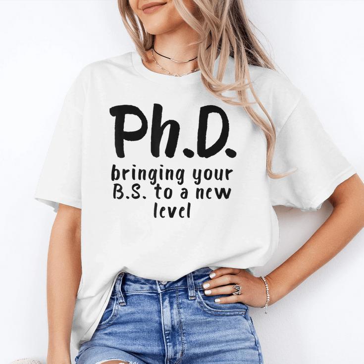 Phd Shirt Bs Doctorate Graduation Doctoral Unisex T-Shirt