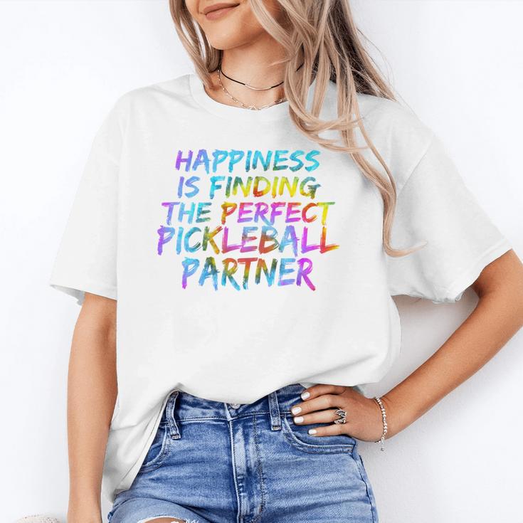Pickleball Saying Introvert Pickleball Game Partner Unisex T-Shirt