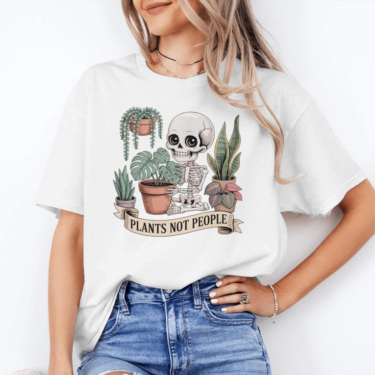 Plant Introvert Gardener Houseplant Botanical Women Men Kids Unisex T-Shirt