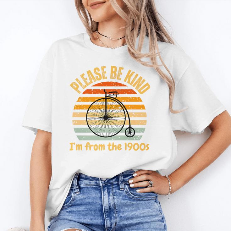 Please Be Kind I'm From The 1900s Penny Farthing Premium Unisex T-Shirt
