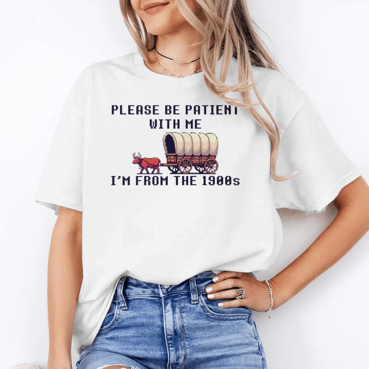 PLEASE BE PATIENT WITH ME I'M FROM THE 1900s 90s Meme Premium Unisex T-Shirt