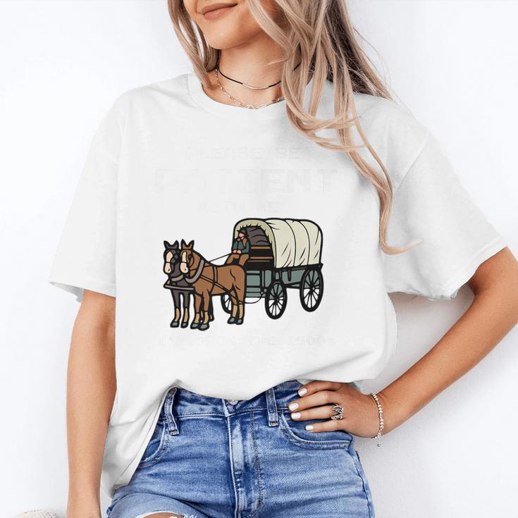 Please Be Patient I'm From The 1900s Amish Wagon & Vintage Premium Unisex T-Shirt Please Be Patient I'm From The 1900s Amish Wagon & Vintage Premium Unisex T-Shirt