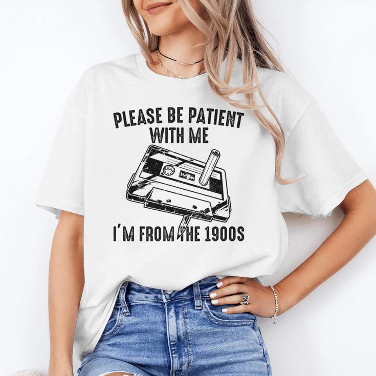 Please Be Patient With Me I'm From The 1900s Cassette Pencil Premium Unisex T-Shirt Please Be Patient With Me I'm From The 1900s Cassette Pencil Premium Unisex T-Shirt