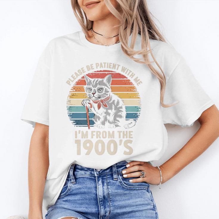 Please Be Patient With Me I'm From The 1900s Cat Premium Unisex T-Shirt