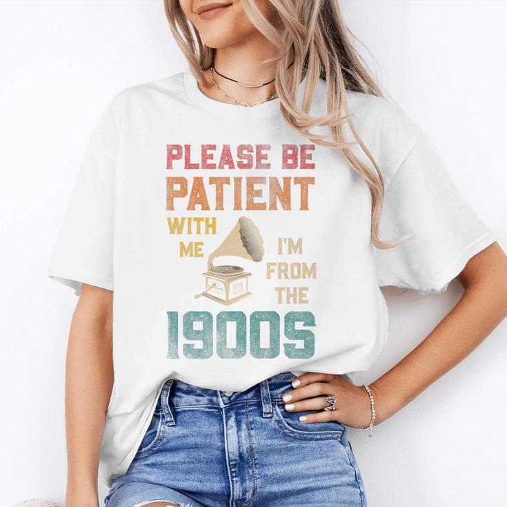 Please Be Patient With Me I'm From The 1900s Cool Gramophone Premium Unisex T-Shirt