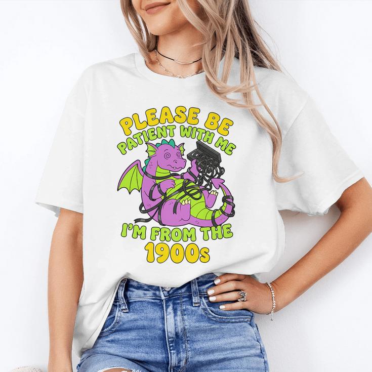 Please Be Patient I'm From The 1900s Dragon Men Women Premium Tri-Blend Unisex T-Shirt Please Be Patient I'm From The 1900s Dragon Men Women Premium Tri-Blend Unisex T-Shirt