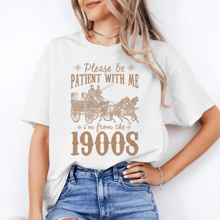Please Be Patient I'm From The 1900s Mom Dad Men Women Premium Tri-Blend Unisex T-Shirt
