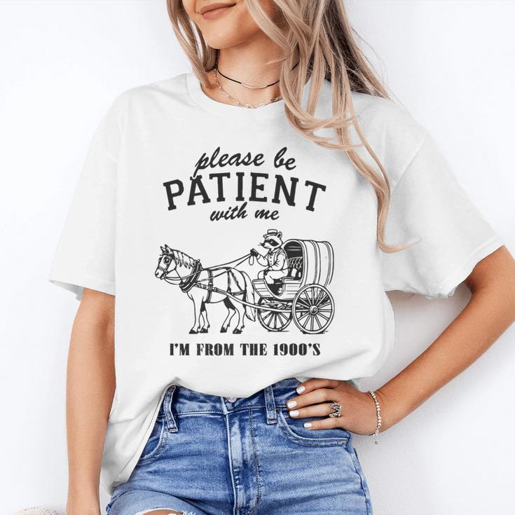 Please Be Patient I'm From The 1900s Raccoon Lover Premium Unisex T-Shirt