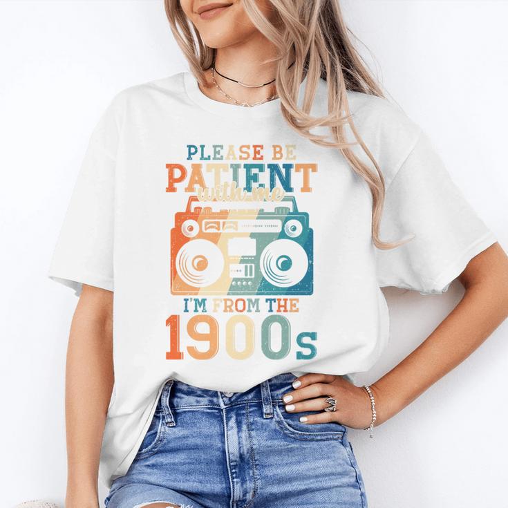 Please Be Patient With Me I'm From The 1900s Retro 90s Dad Premium Unisex T-Shirt