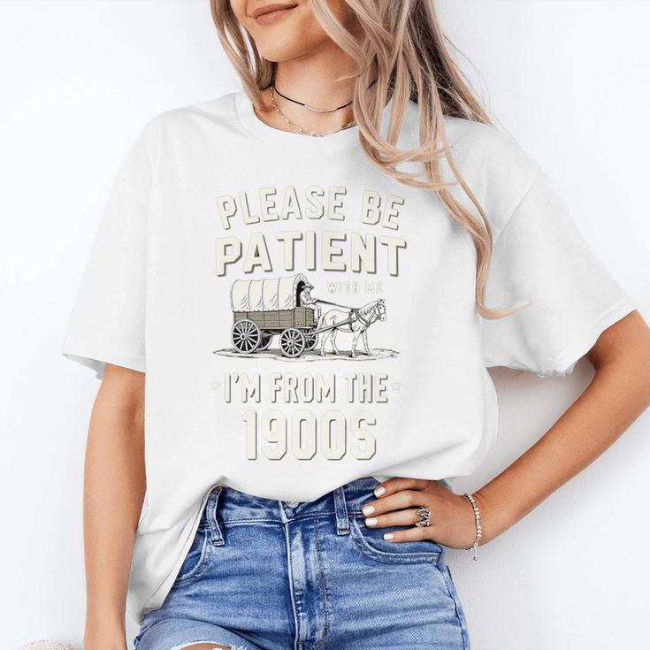 Please Be Patient I'm From The 1900s Retro Premium Tri-Blend Unisex T-Shirt Please Be Patient I'm From The 1900s Retro Premium Tri-Blend Unisex T-Shirt