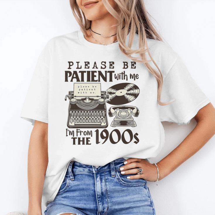 Please Be Patient I'm From The 1900s Retro Vintage Theme Premium Unisex T-Shirt