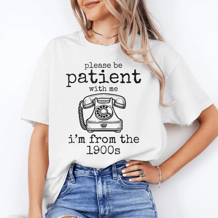 Please Be Patient With Me I'm From The 1900s Telephone Tees Unisex T-Shirt Please Be Patient With Me I'm From The 1900s Telephone Tees Unisex T-Shirt