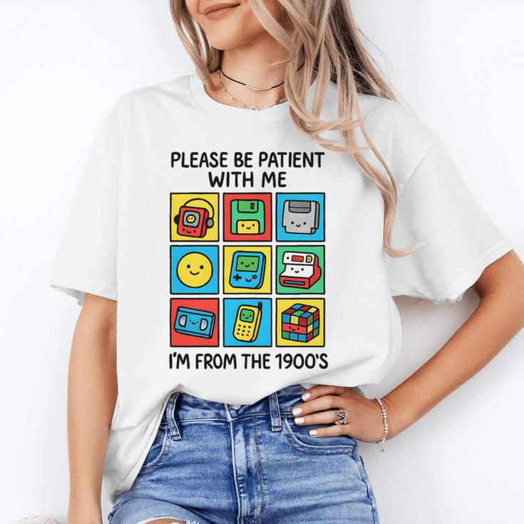 Please Be Patient With Me I'm From The 1900s Vintage 90s Premium Tri-Blend Unisex T-Shirt Please Be Patient With Me I'm From The 1900s Vintage 90s Premium Tri-Blend Unisex T-Shirt