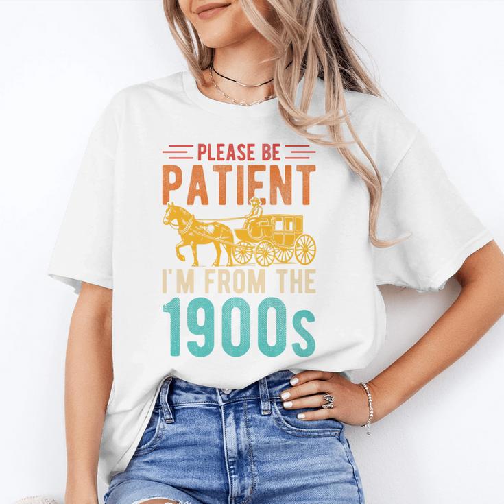 PLEASE BE PATIENT I'M FROM THE 1900s Vintage 1900s 90s Premium Unisex T-Shirt PLEASE BE PATIENT I'M FROM THE 1900s Vintage 1900s 90s Premium Unisex T-Shirt