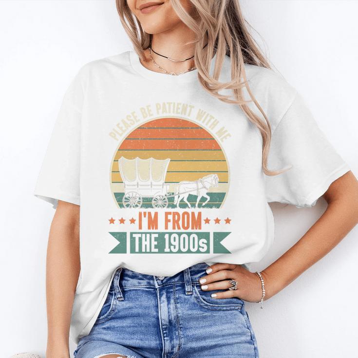 Please Be Patient With Me I'm From The 1900s Vintage Humor Premium Unisex T-Shirt