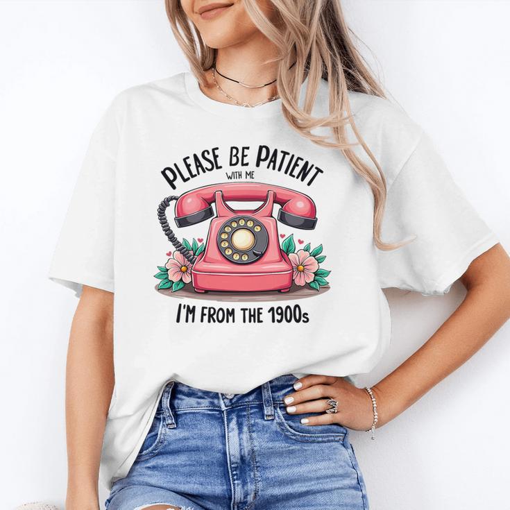 Please Be Patient With Me I'm From The 1900s Women Girl Premium Tri-Blend Unisex T-Shirt