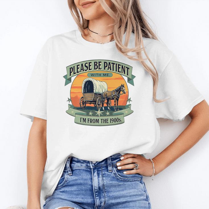 Please Be Patient With Me I'm From The 1900s Women Men Premium Unisex T-Shirt