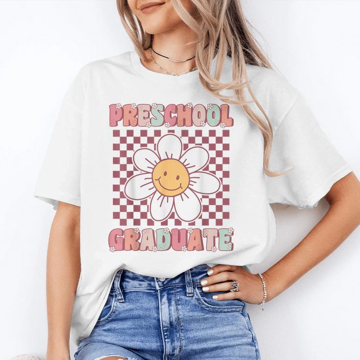 Preschool Graduation Graduate Cute Groovy Last Day Of Pre K Unisex T-Shirt