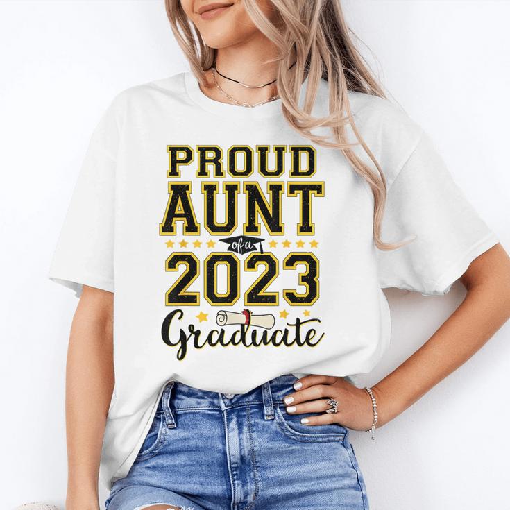 Proud Aunt Of A 2023 Graduate Family Matching Graduation Unisex T-Shirt
