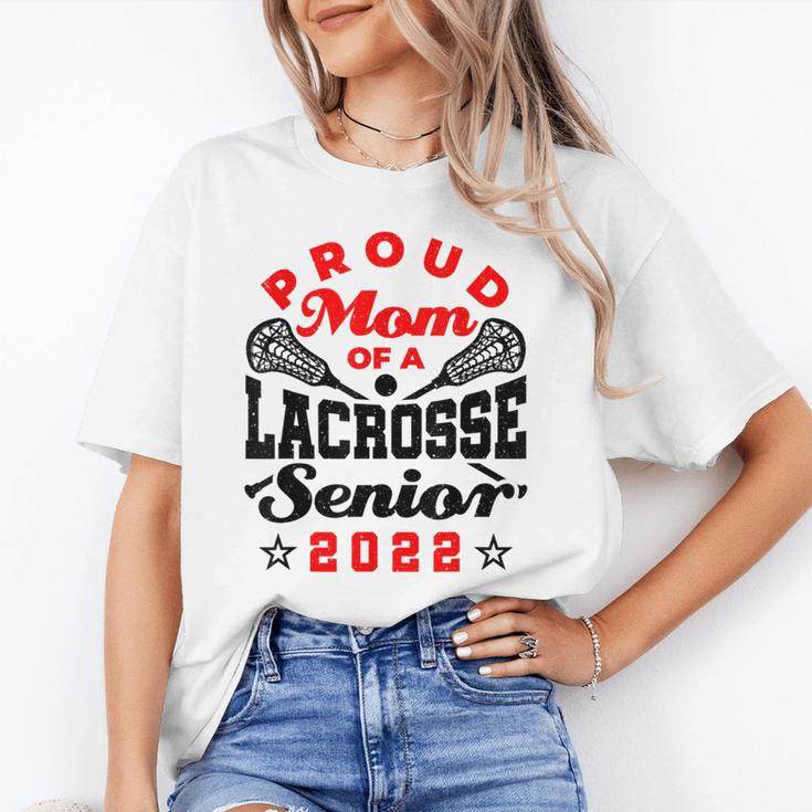 Proud Mom Of a Lacrosse Senior 2022 Graduation Unisex T-Shirt