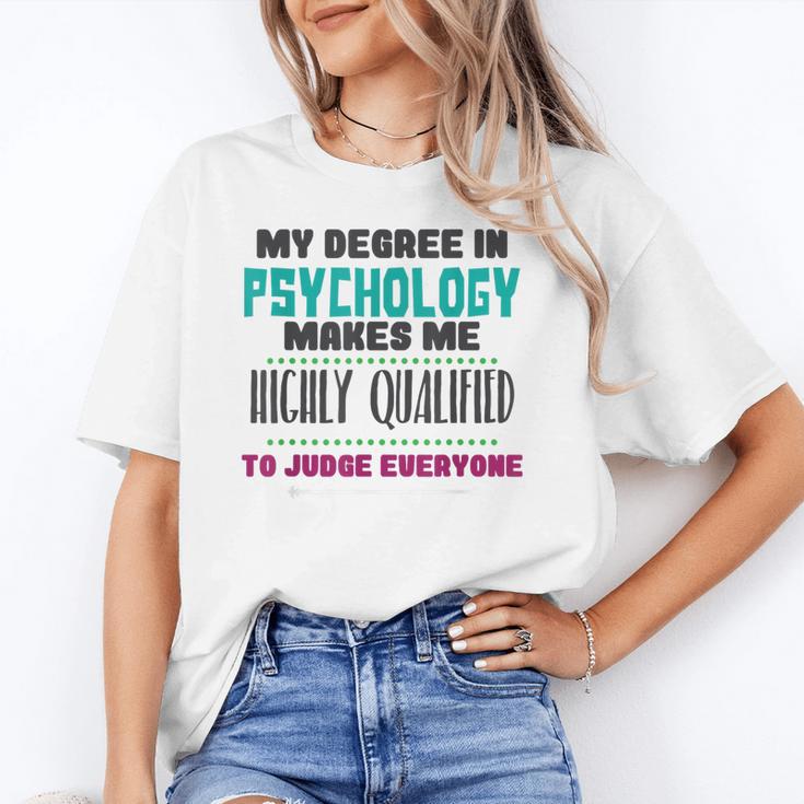 Qualified Psychologist PhD PsyD Shirt Graduation Unisex T-Shirt