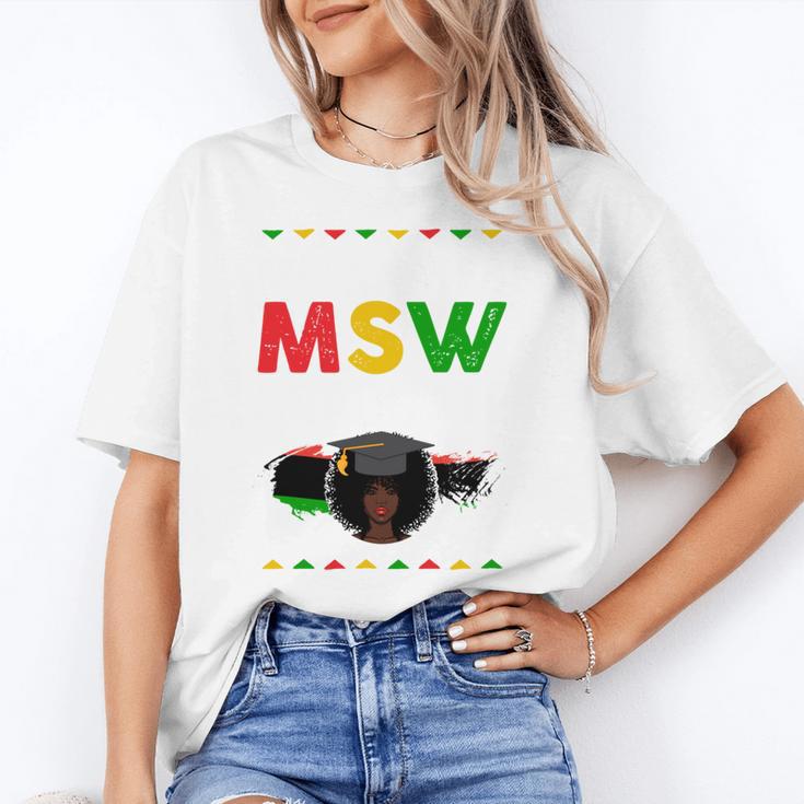 Queen MSW Social Work Grads Masters Graduation Unisex T-Shirt