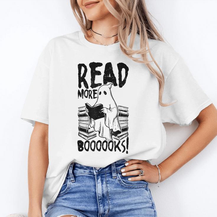 Read More Books Ghost Halloween Reading Teacher Literacy Unisex T-Shirt