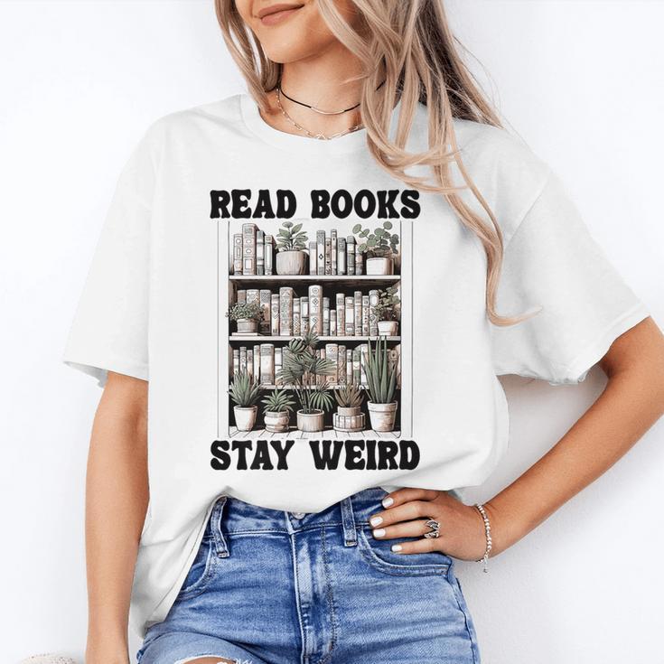 Read Books Stay Weird Book Lover Joke Introvert Reading Premium Unisex T-Shirt Read Books Stay Weird Book Lover Joke Introvert Reading Premium Unisex T-Shirt