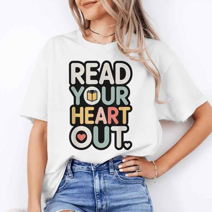 Read Your Heart Out Book Lover Quote Men Women Unisex T-Shirt