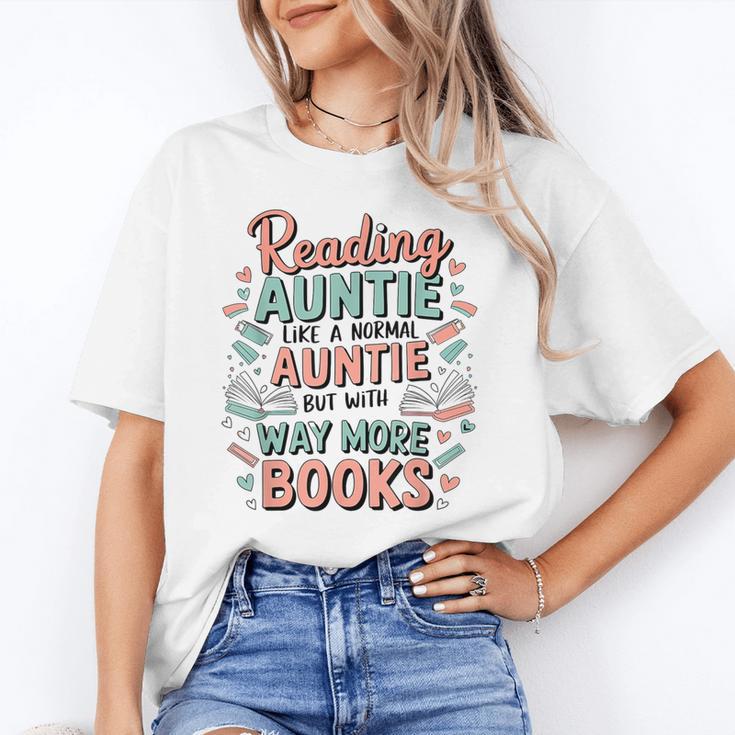 Reading Auntie Book Lover For Bookworm Aunt Unisex T-Shirt Reading Auntie Book Lover For Bookworm Aunt Unisex T-Shirt