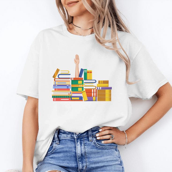 Reading Books Librarian Reader Nerd I'm Ok Teacher Unisex T-Shirt