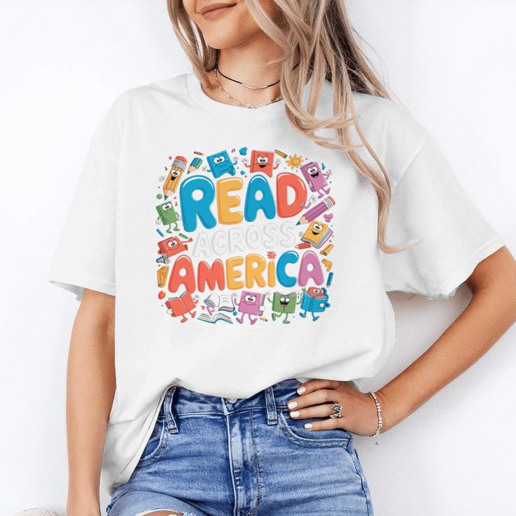 Reads Across Tee America Reading Teacher Books Reader Kids Unisex T-Shirt