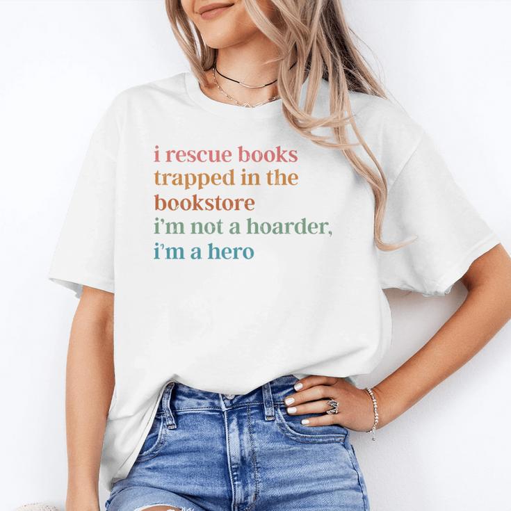 I Rescue Books Trapped In The Bookstore I'm Not A Hoarder Unisex T-Shirt I Rescue Books Trapped In The Bookstore I'm Not A Hoarder Unisex T-Shirt