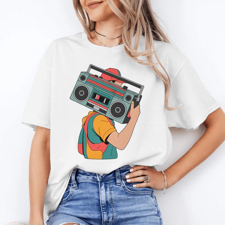 Retro 90s Boombox Nostalgia Party For Music Lovers Men Women Unisex T-Shirt