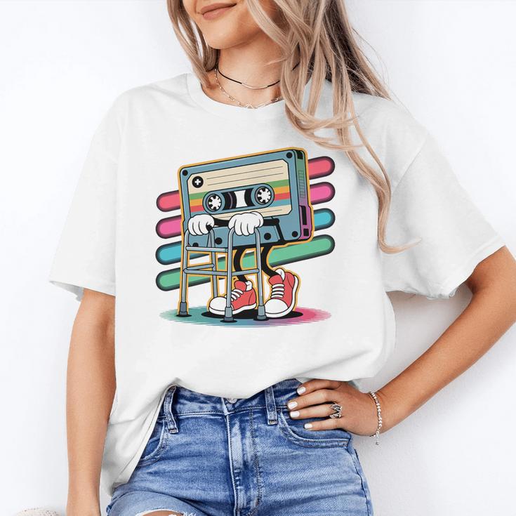 Retro Old Cassette Tape Cartoon With Walker Nostalgia Premium Tri-Blend Unisex T-Shirt Retro Old Cassette Tape Cartoon With Walker Nostalgia Premium Tri-Blend Unisex T-Shirt