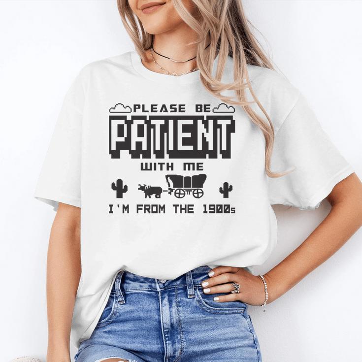 Retro Please Be Patient With Me I'm From The 1900s Premium Unisex T-Shirt Retro Please Be Patient With Me I'm From The 1900s Premium Unisex T-Shirt