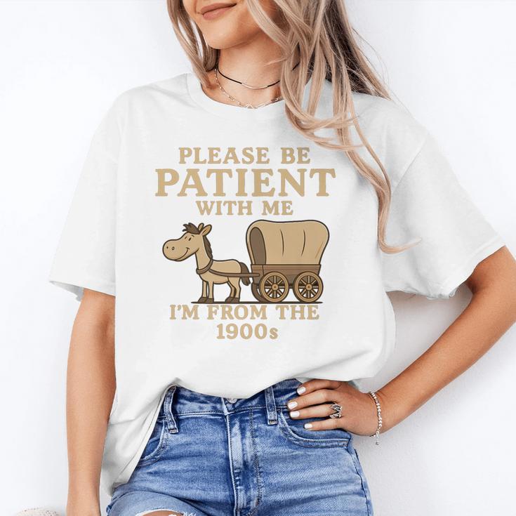 Retro Please Be Patient With Me I'm From The 1900s Vintage Premium Unisex T-Shirt Retro Please Be Patient With Me I'm From The 1900s Vintage Premium Unisex T-Shirt