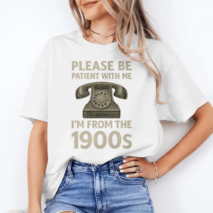 Retro Vintage Please Be Patient With Me I'm From The 1900s Premium Unisex T-Shirt