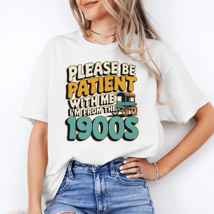 Saying Please Be Patient With Me I'm From The 1900s Premium Tri-Blend Unisex T-Shirt