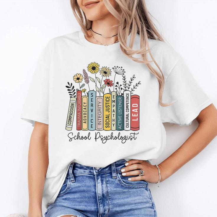 School Psychologist Book Psychology Teacher Appreciation Unisex T-Shirt