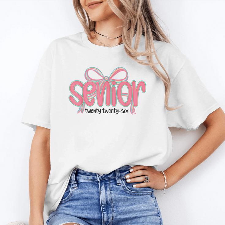 Senior 2026 Coquette Pink Bow Graduation 2026 Class Of 2026 Unisex T-Shirt