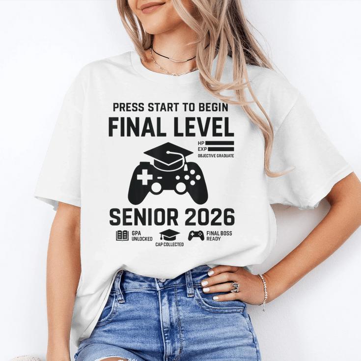 Senior 2026 Final Level Gamer Graduation 2026 Unisex T-Shirt