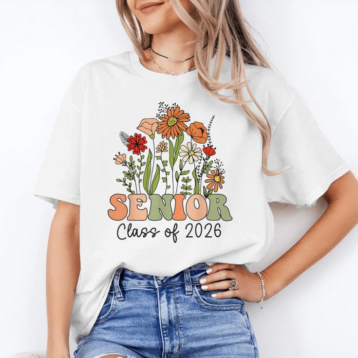 Senior 2026 Graduate Class Of 2026 Wildflowers Graduation Unisex T-Shirt