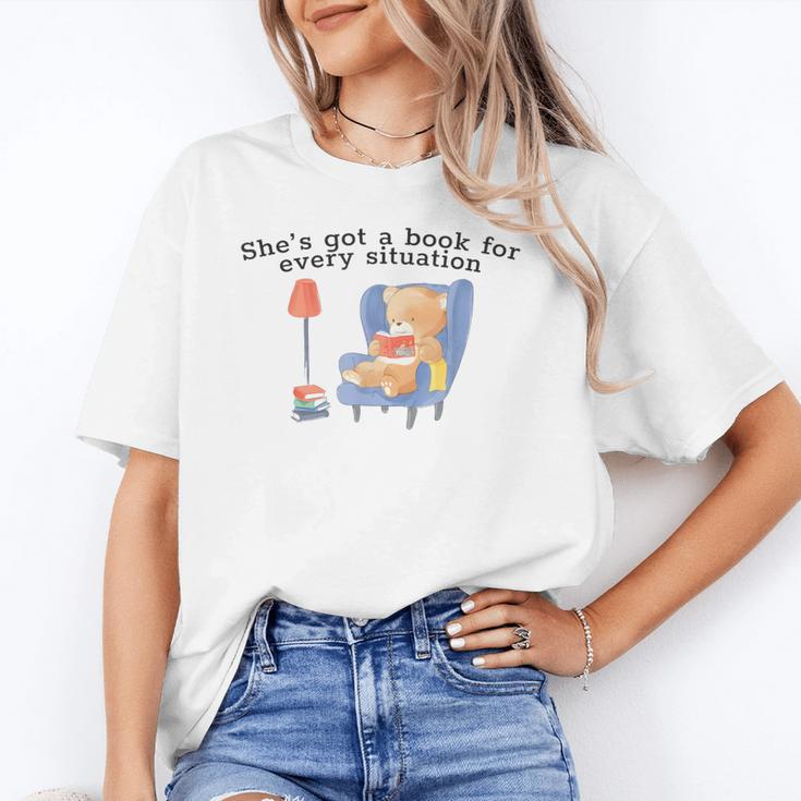She's Got A Book For Every Situation Unisex T-Shirt