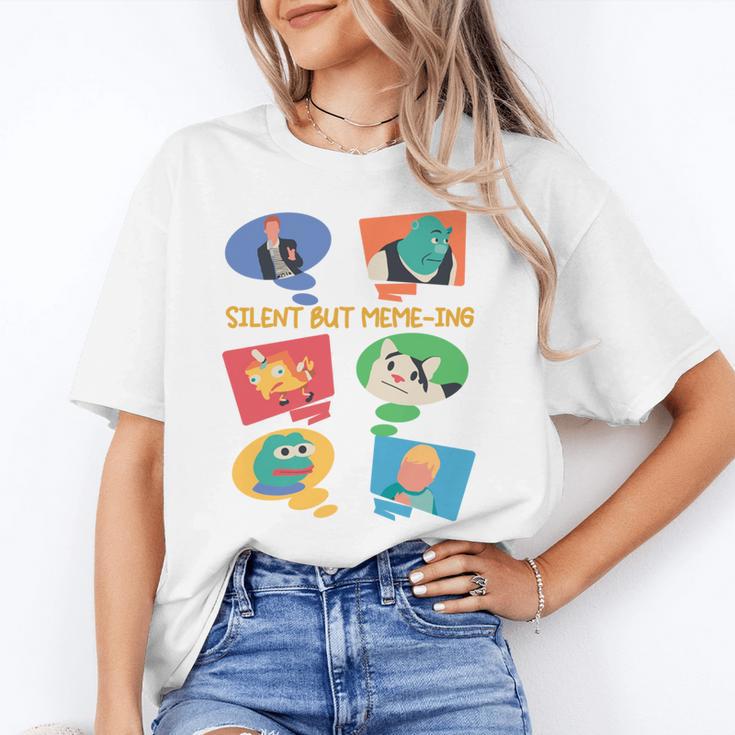 Silent But Meme-Ing Introvert Anti People Antisocial Quiet Unisex T-Shirt Silent But Meme-Ing Introvert Anti People Antisocial Quiet Unisex T-Shirt