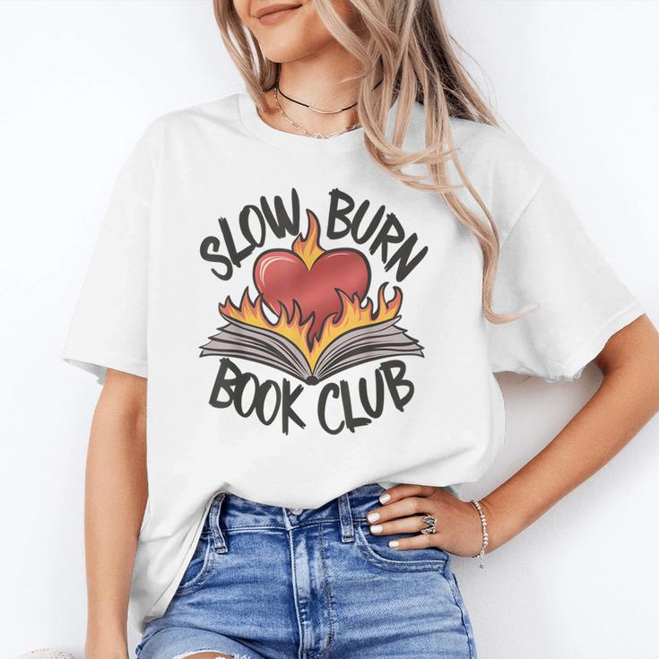 Slow Burn Book Club Romantasy Trope Smut Dark Romance Reader Unisex T-Shirt Slow Burn Book Club Romantasy Trope Smut Dark Romance Reader Unisex T-Shirt