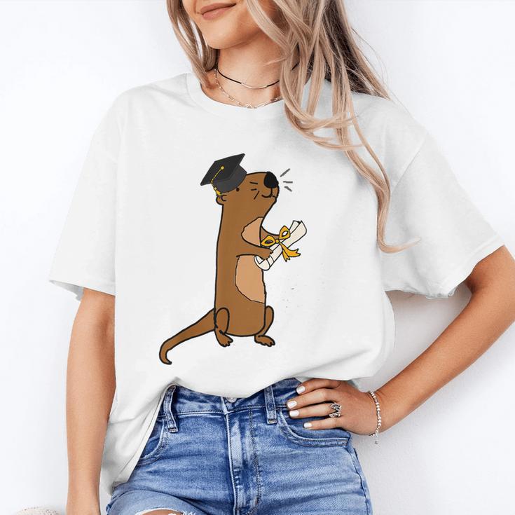SmileteesGrad Cute Sea Otter Graduation T-Shirt Unisex T-Shirt