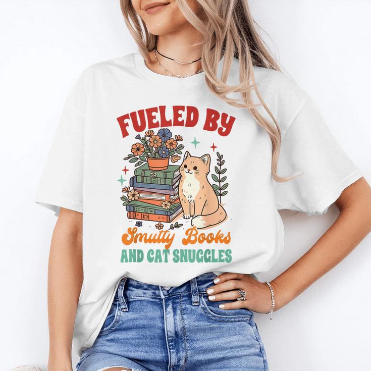 Smut Reader Cat Lover Fueled By Smutty Books & Cat Snuggles For Men Women Unisex T-Shirt Smut Reader Cat Lover Fueled By Smutty Books & Cat Snuggles For Men Women Unisex T-Shirt